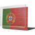 Portuguese Flag Dark Wood MacBook Pro 14in (2021-24) Case plus Skin